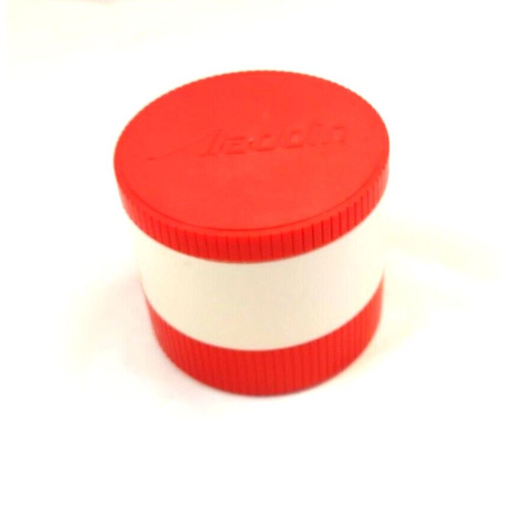 Vintage ALADDIN INSULATED Food Container Hot Cold Lid Orange